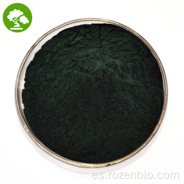 Algas verdes 100% naturales en polvo en polvo de espirulina